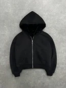 Unisex hoodie hooded sweatshirt with leopard print lining pocket, loose cardigan, zipper sweatshirt, streetwear style