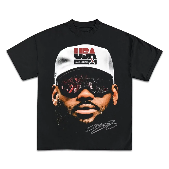 LeBron James Basketball Star T Shirt Men Women Short Sleeve Cotton Tees American Vintage Brand T-shirts Summer Tops Streetwear - Image 2