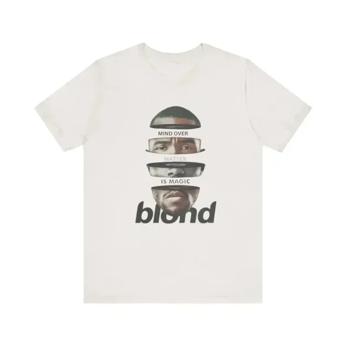 Rapper Frank Retro Graphic T Shirt Men's Hip Hop Ocean Album Clothing T-Shirts Y2k Unisex Blond Fashion Oversized Cotton T-shirt - Image 2