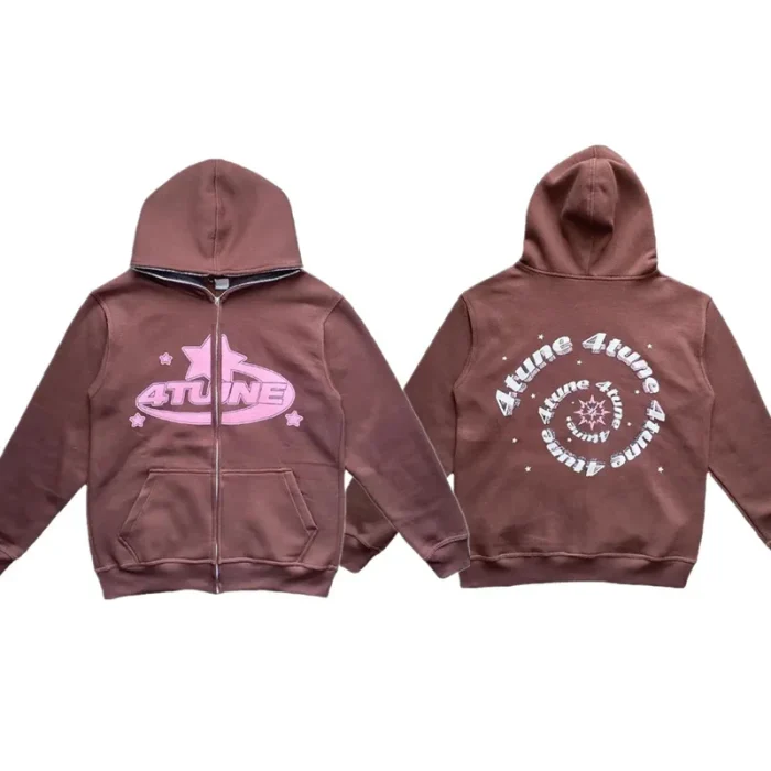 New Clothes Star Letter Print Retro Oversized Hoodie Women Y2K Street Hip-Hop Color Harajuku Casual Zipper Women Sweatshirt - Image 2
