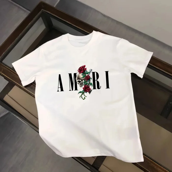 2025 Men's Summer Graphic Print Y2k T-shirt Man Woman Short Sleeved Luxury Tees Clothing Loose Pure Cotton Soft Tops Fashion - Image 2