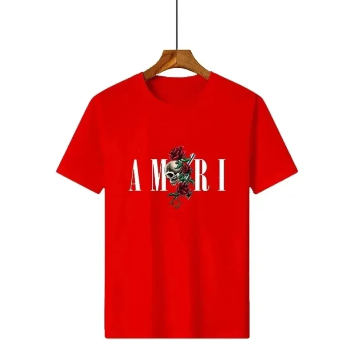 2025 Men's Summer Graphic Print Y2k T-shirt Man Woman Short Sleeved Luxury Tees Clothing Loose Pure Cotton Soft Tops Fashion - Image 4